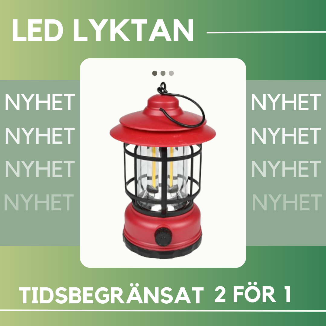 LED Retro Lykta