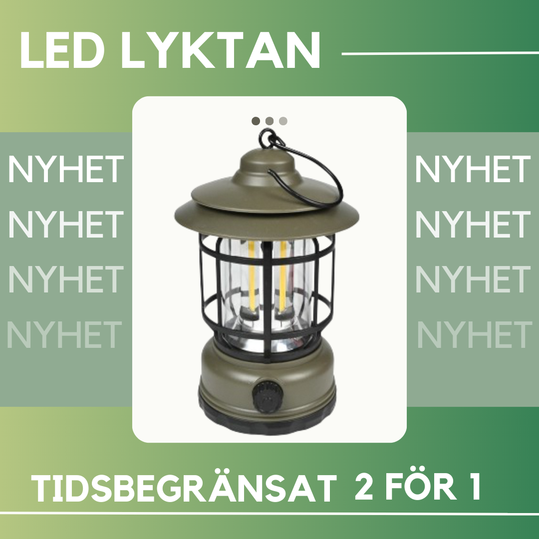 LED Retro Lykta