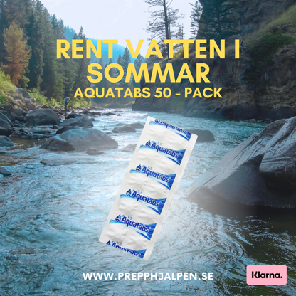 Aquatabs - Vattenreningstabletter - Travel Pack